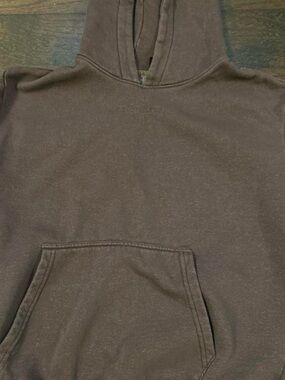Men's Quicksilver  Brown Hooded Sweater